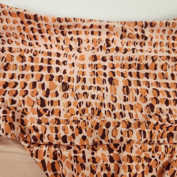 L*Space Desi Classic Bottom Bikini in Wild Bunch Orange Size Large NWT - Picture 3 of 6